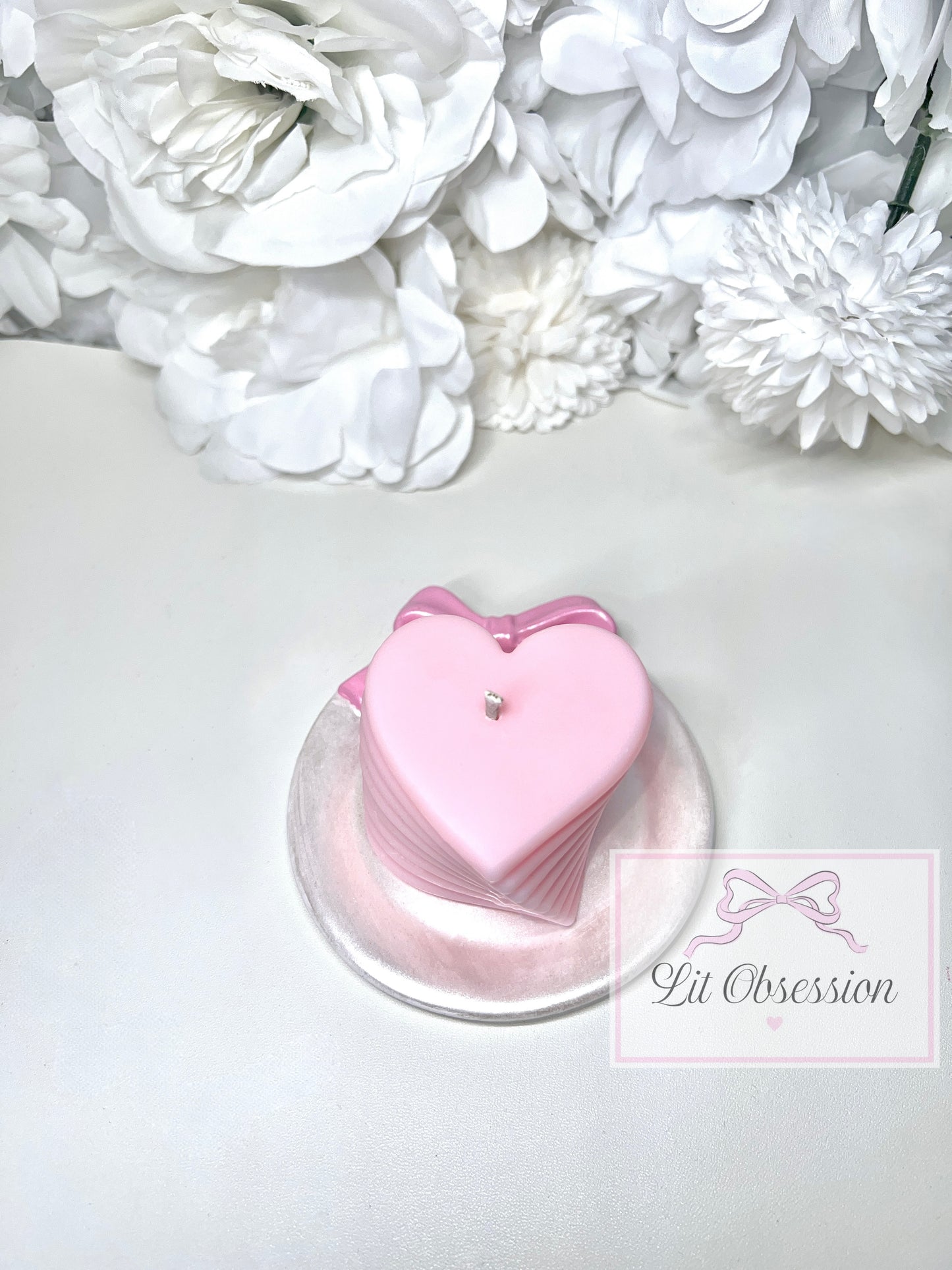 Twisted Heart Candle